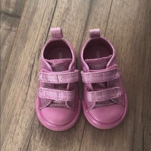 Infant Pink Sparkle Converse